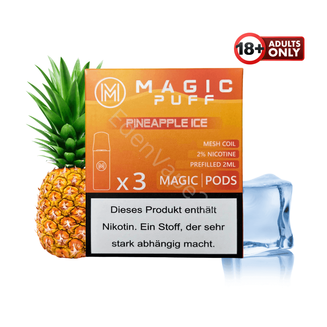 Magic Puff Pods - Pineapple Ice - EdenVape24